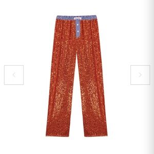 HAND OVER Valentin sequin boxer pants